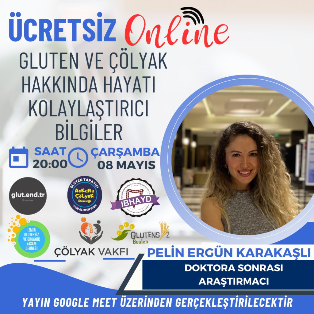 Gluten ve Çölyak Hakkında Hayatı Kolaylaştırıcı Bilgiler Semineri Online Ücretsiz