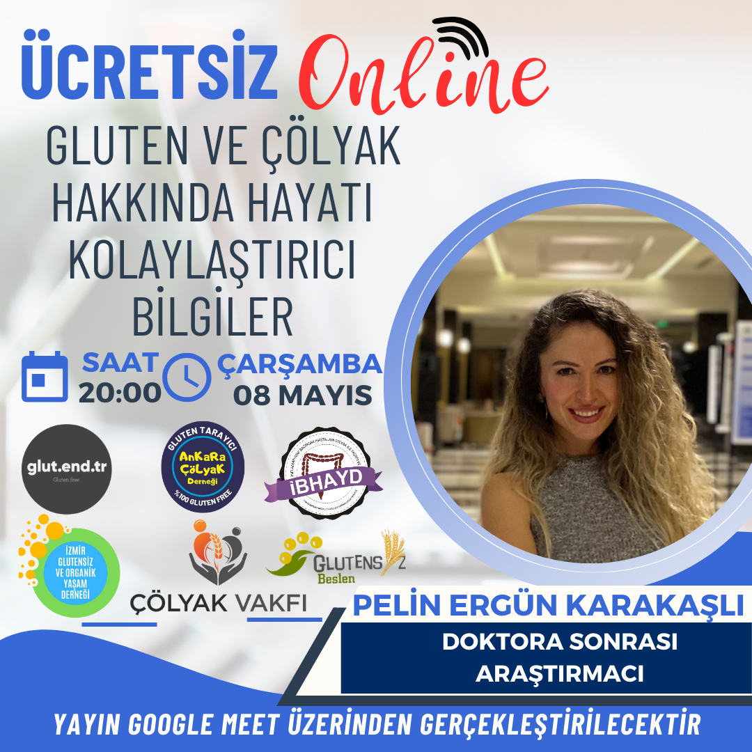 Online Ücretsiz Çölyak ve Glutensiz Beslenme Semineri